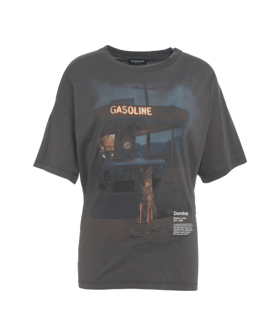 Dondup Graphic Print Relaxed-Fit T-Shirt With Unique Design