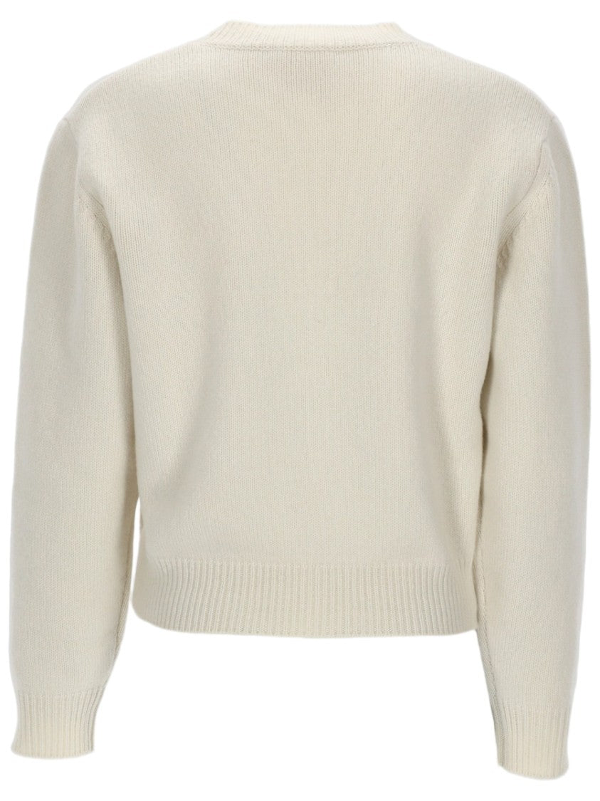 A.P.C. Knitted Wool Sweater With Classic Crew Neckline
