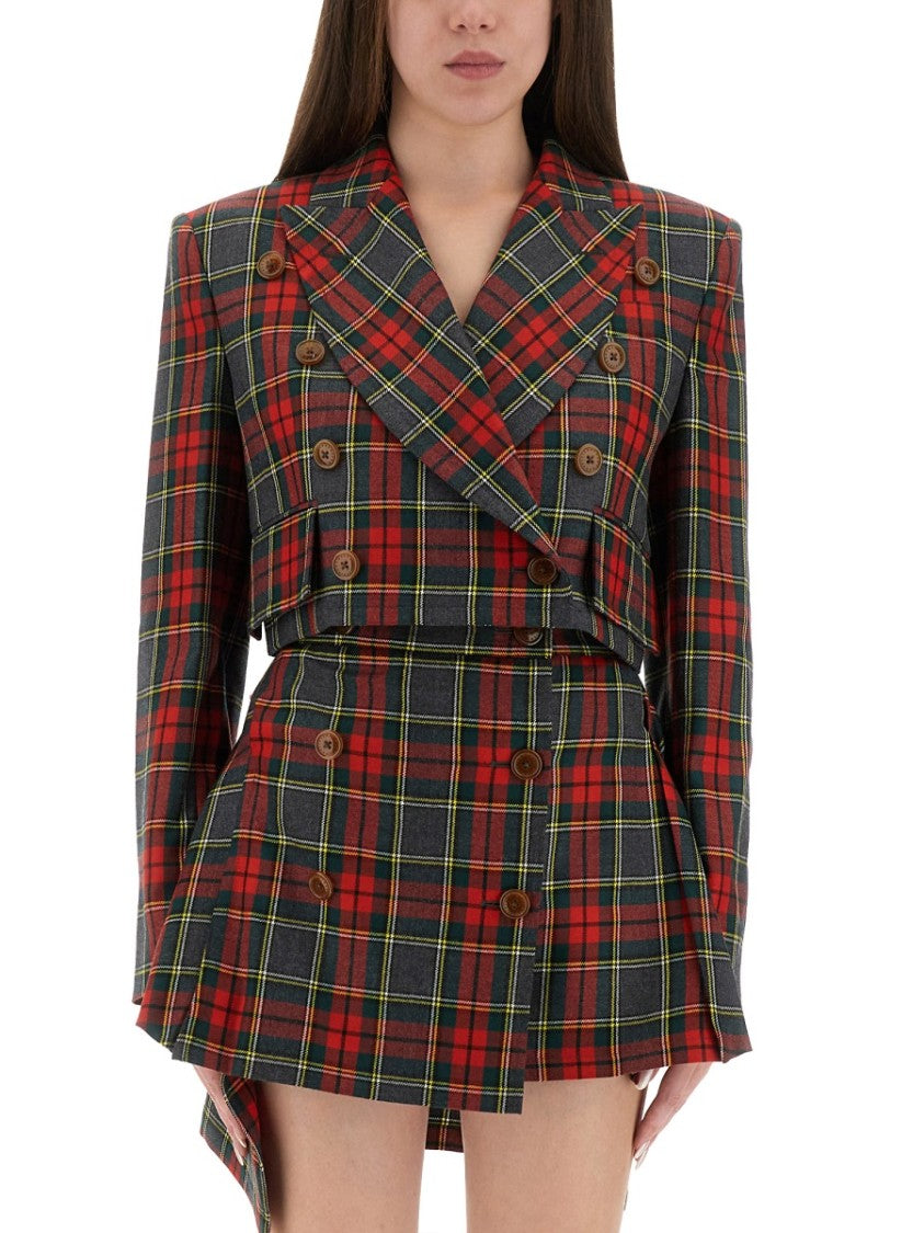 Vivienne Westwood Tartan Cropped Jacket