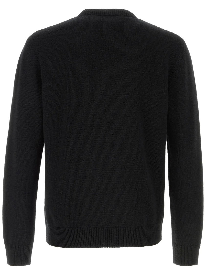 Valentino Knitted V-Shaped Pattern Pullover Sweater