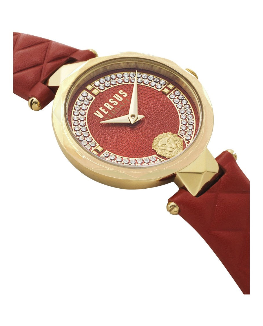 Versus Versace Covent Garden Petite Leather Watch