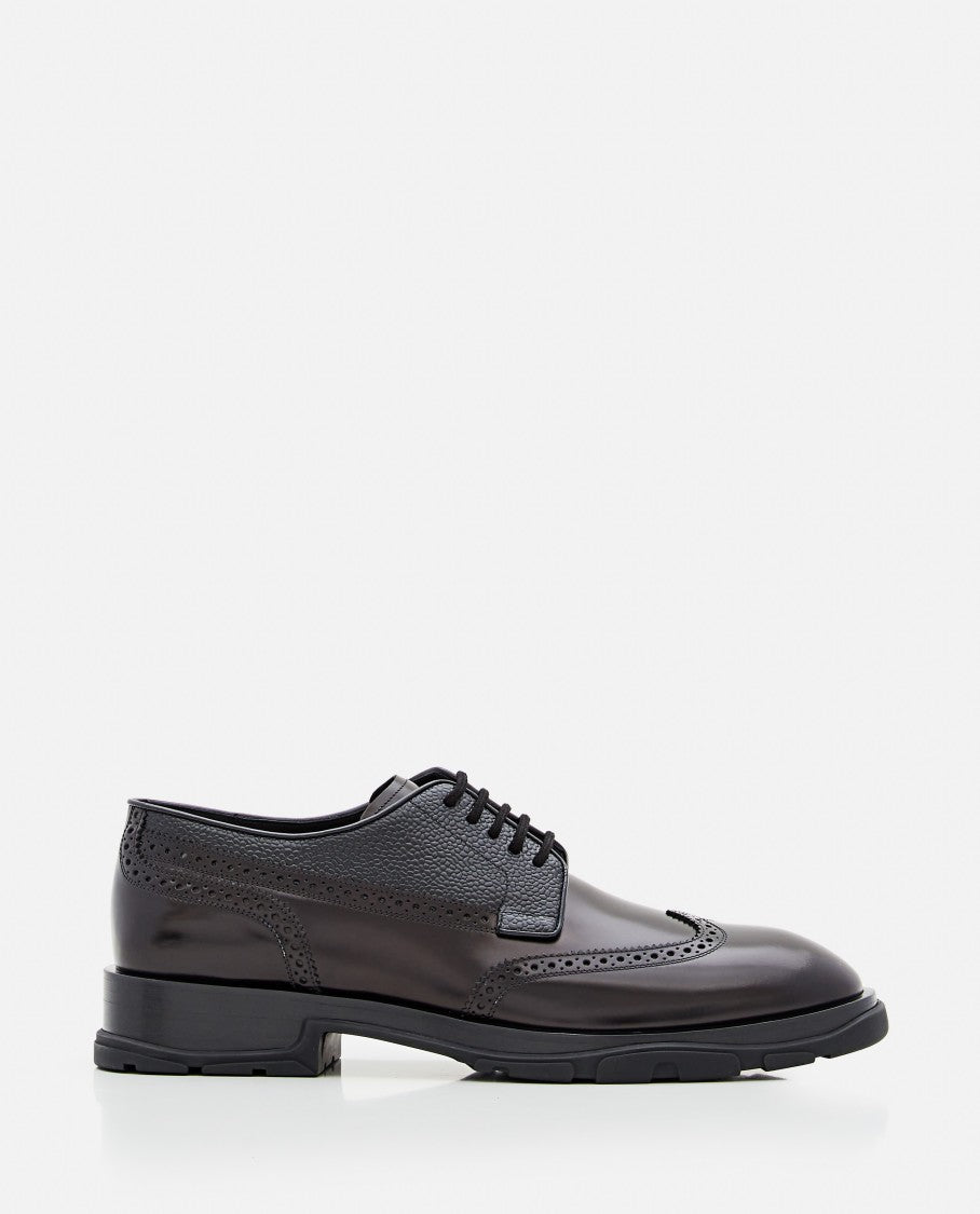 Alexander Mcqueen Leather Brogue Shoes