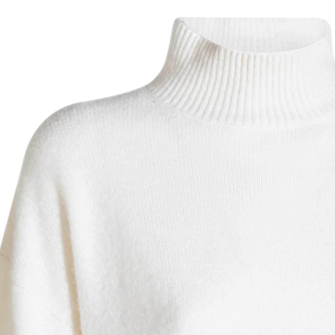 Malo White Cotton Knitwear