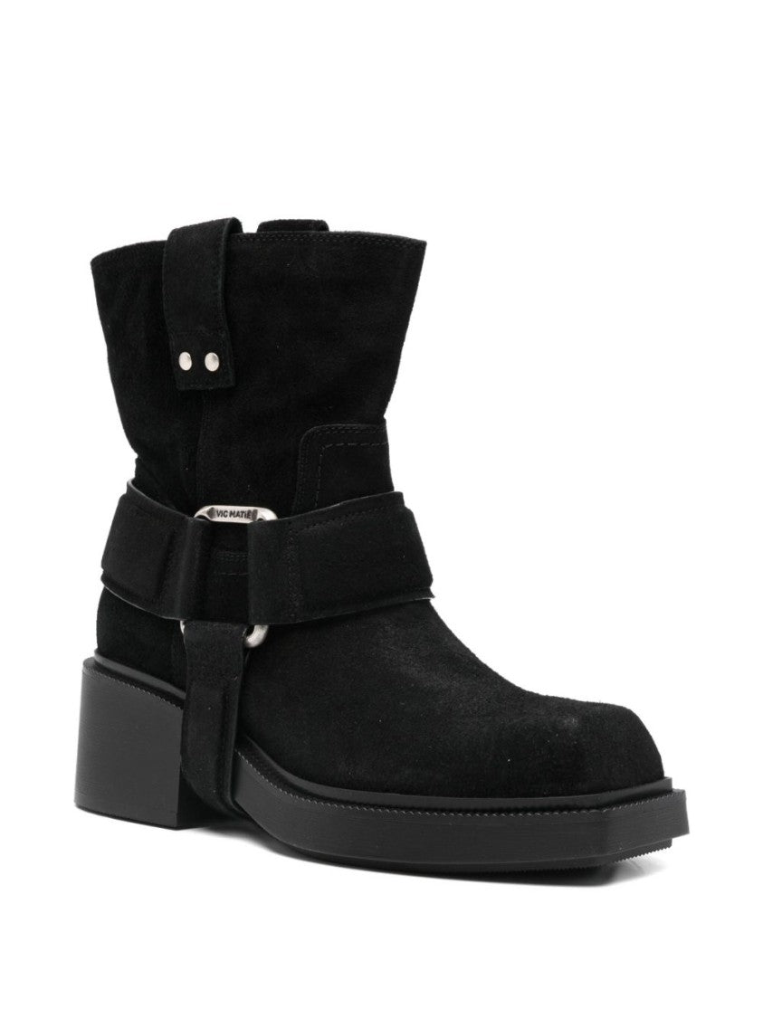 Vic Matié Pull-On Black Boots