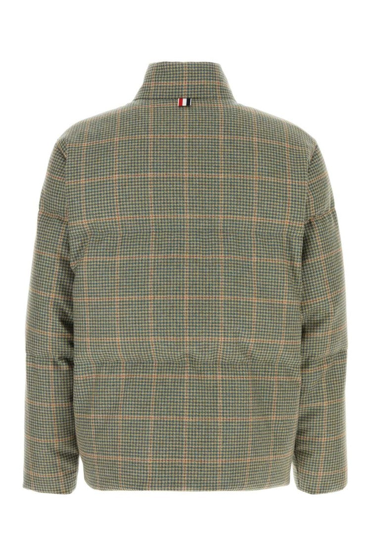 Thom Browne Embroidered Wool Reversible Down Jacket