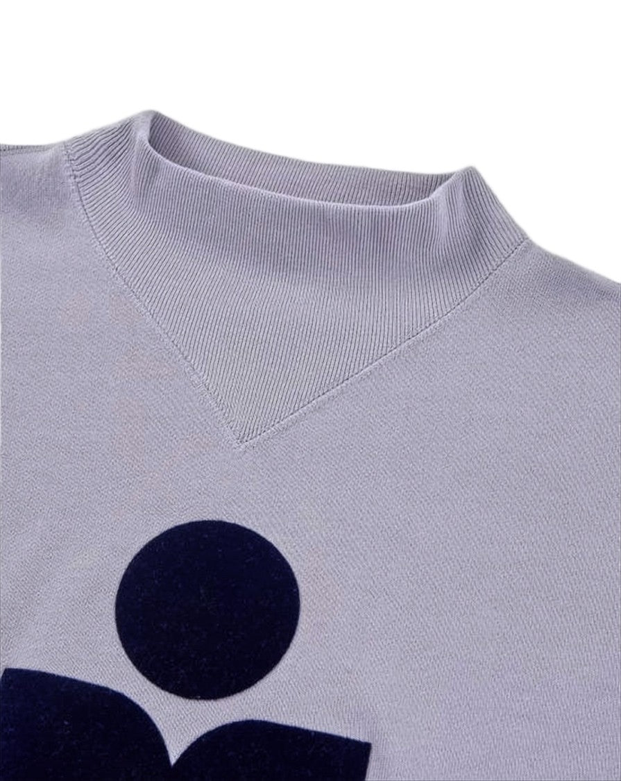 Isabel Marant Relaxed-Fit Long-Sleeve Sweatshirt With Mock Neck