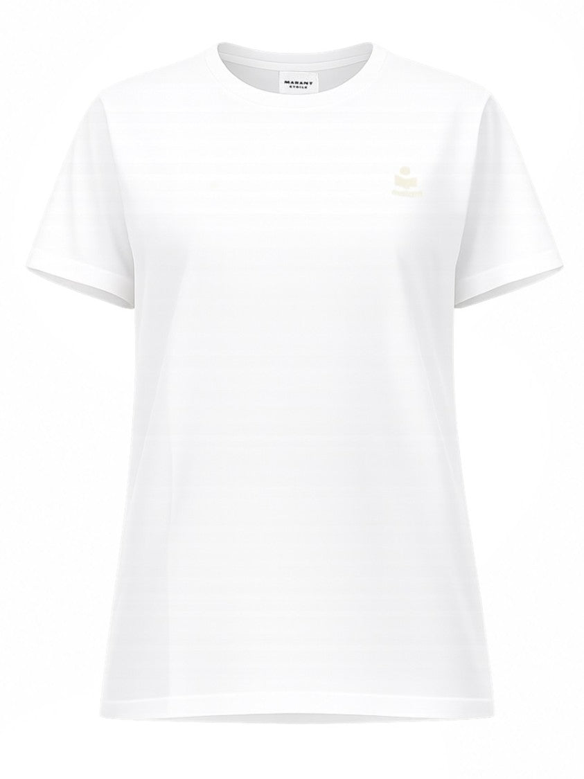Isabel Marant Étoile Aby Regular Fit Cotton T-Shirt