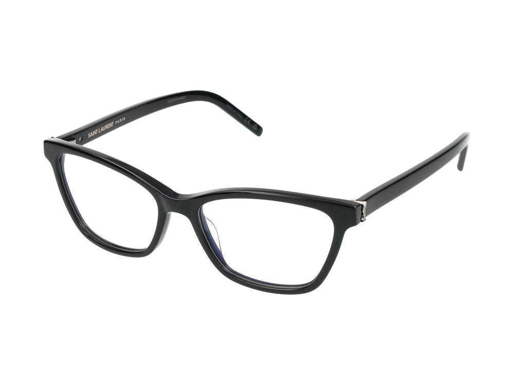 Saint Laurent Eyeglasses Sl M128 001 Black Black Transparent 53/16/145