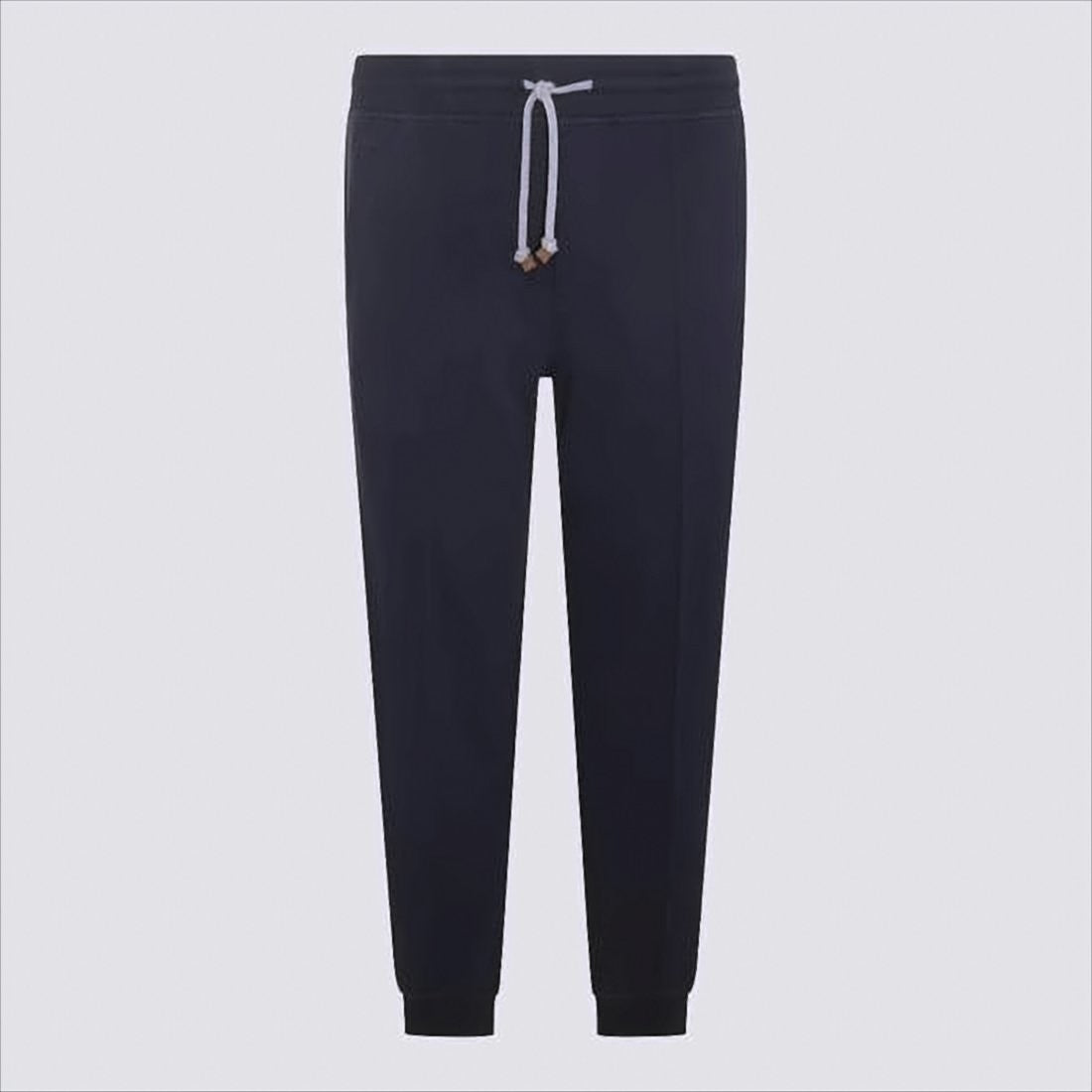 Brunello Cucinelli Tapered Track Pants With Ribbed Cuffs