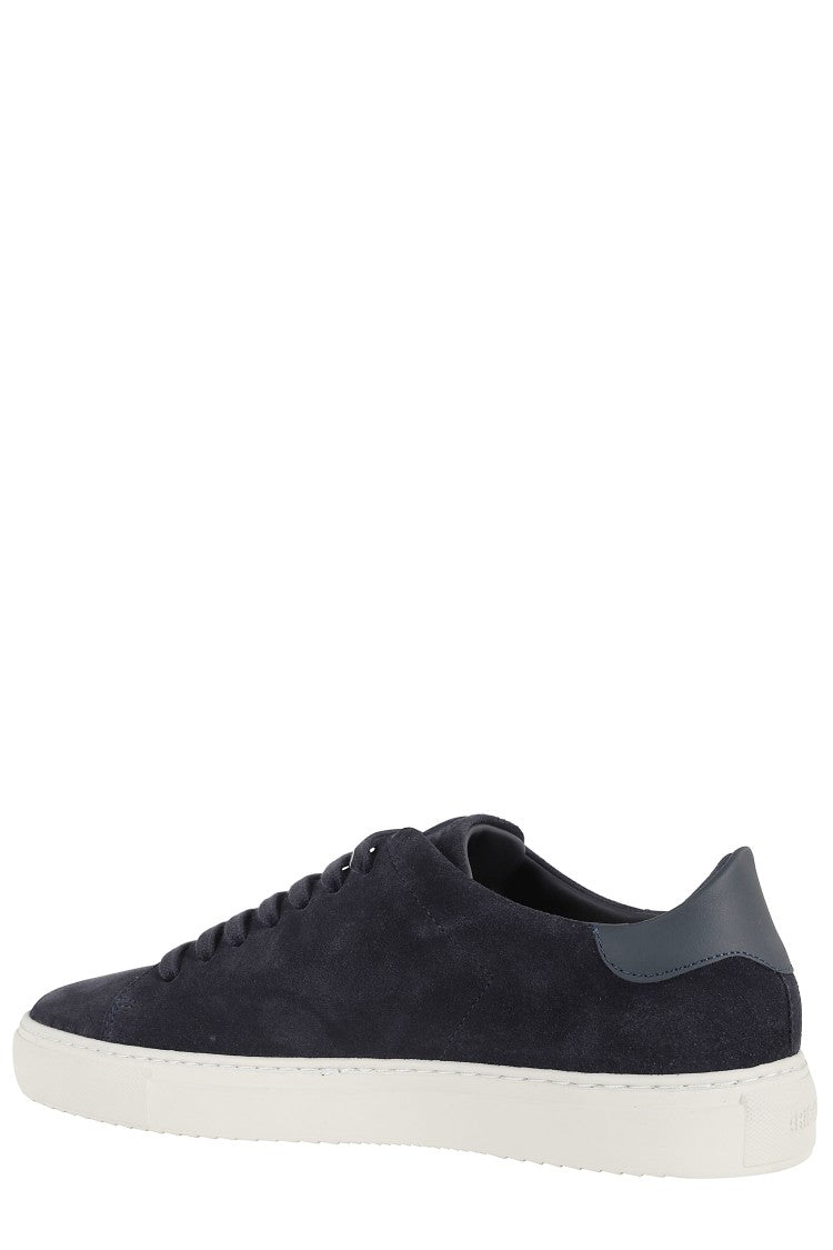Axel Arigato Dark Blue Clean 90 Suede Metallic Logo Suede Sneakers