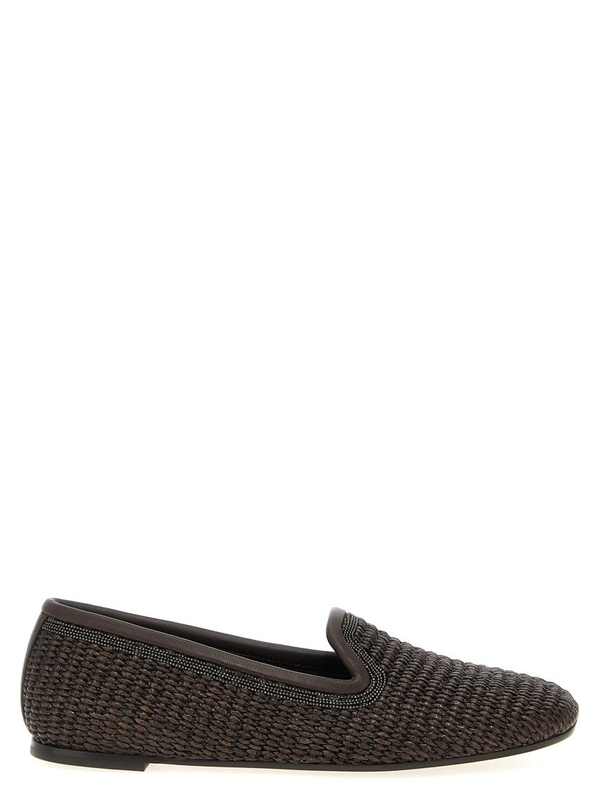 Brunello Cucinelli 'Precious Trim' Slippers