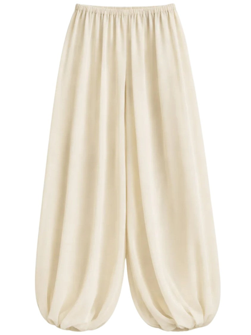 The Frankie Shop Balloon-Design Mio Trousers With Pleated Front And Elasticated Waist