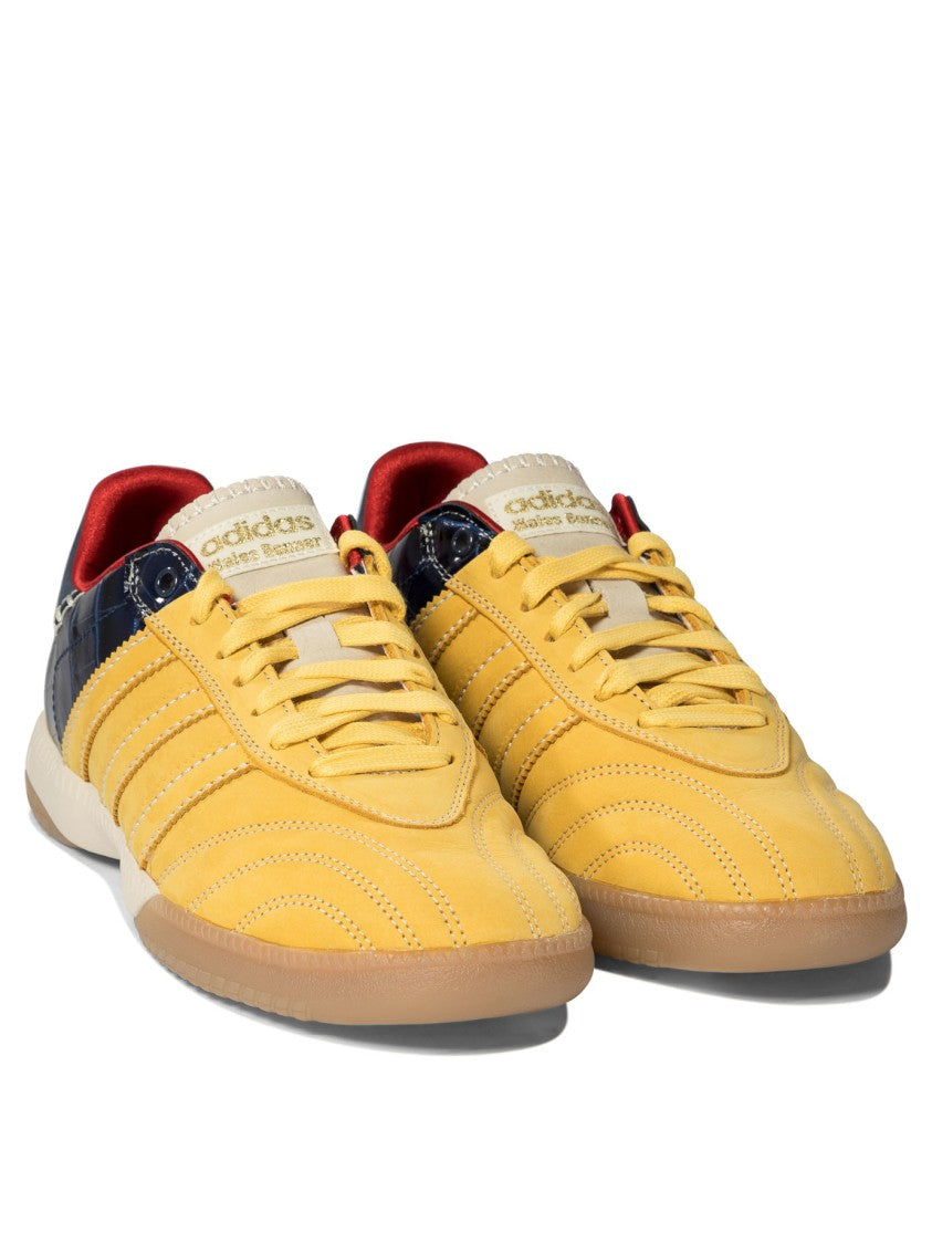 Adidas Originals Croc-Effect Leather And Suede Sneakers