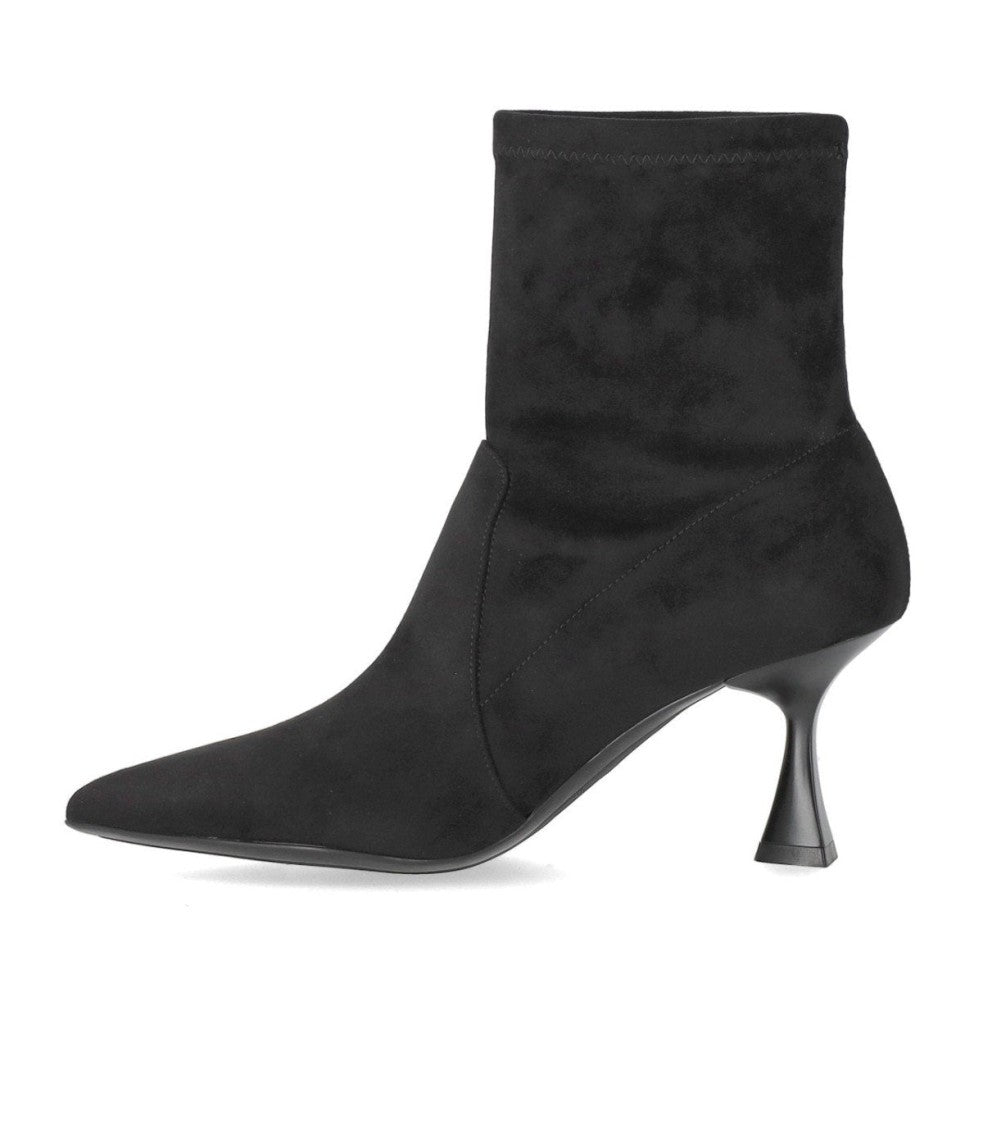 Sergio Levantesi Janet Black Heeled Ankle Boot