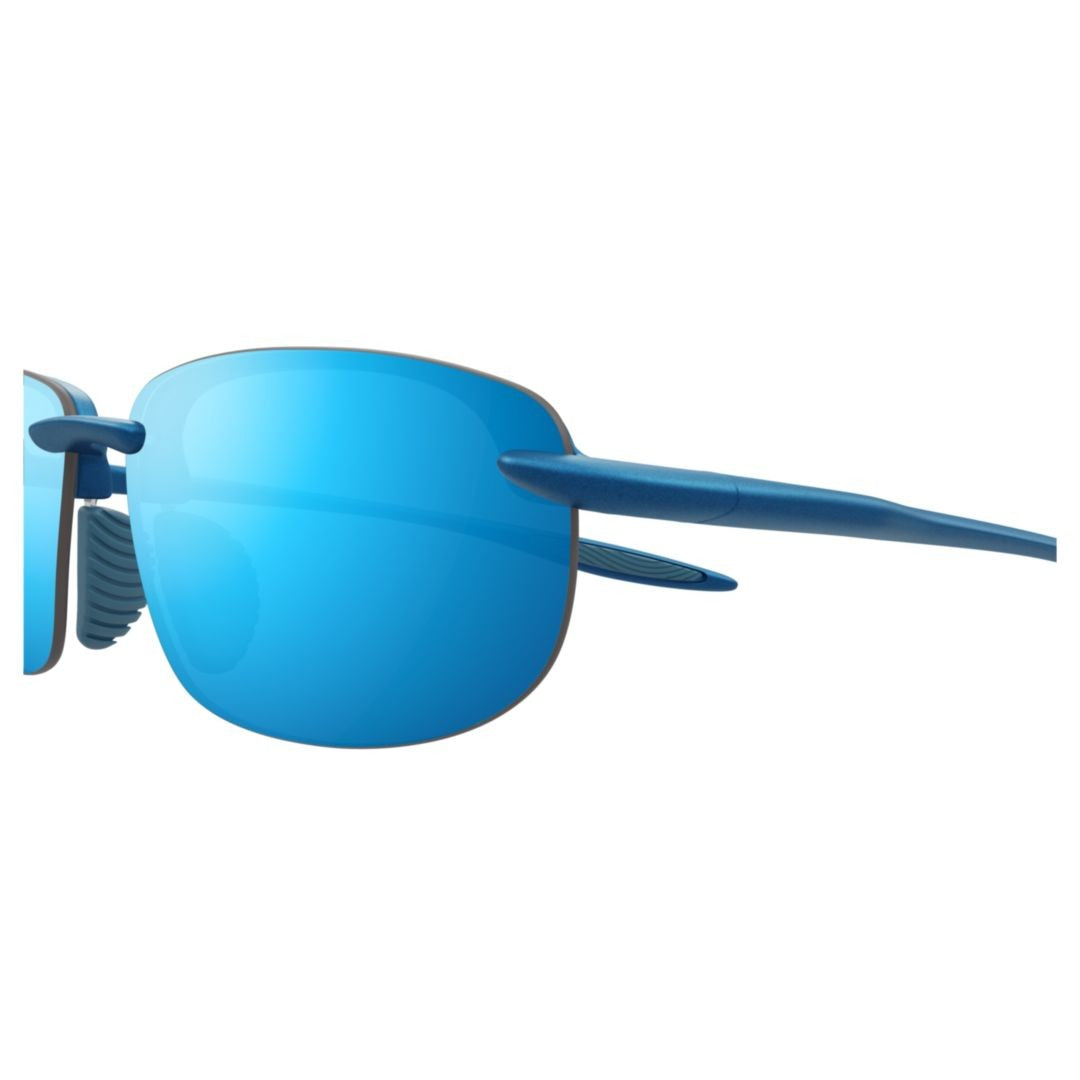 Maui Jim Hookipa Ultra Af Rimless Blue Mirrored Sunglasses