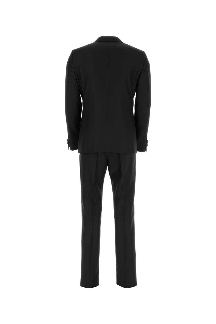 Valentino Garavani Black Wool Suit