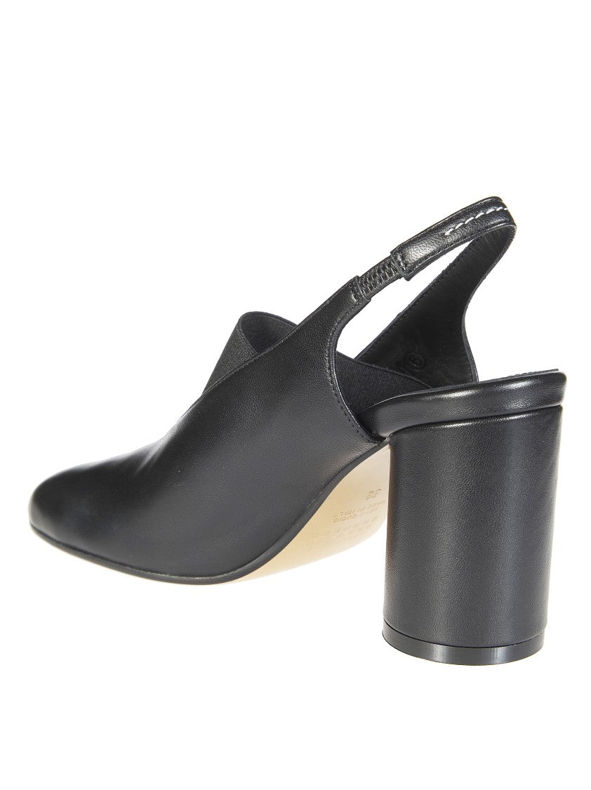 Mm6 By Maison Margiela Split Toe Block Heel Slingback Sandals
