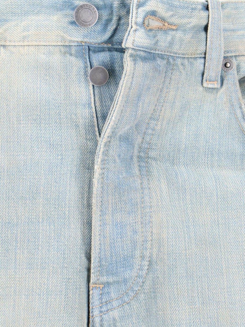 Haikure Light Blue Logan Wide-Leg Denim Jeans