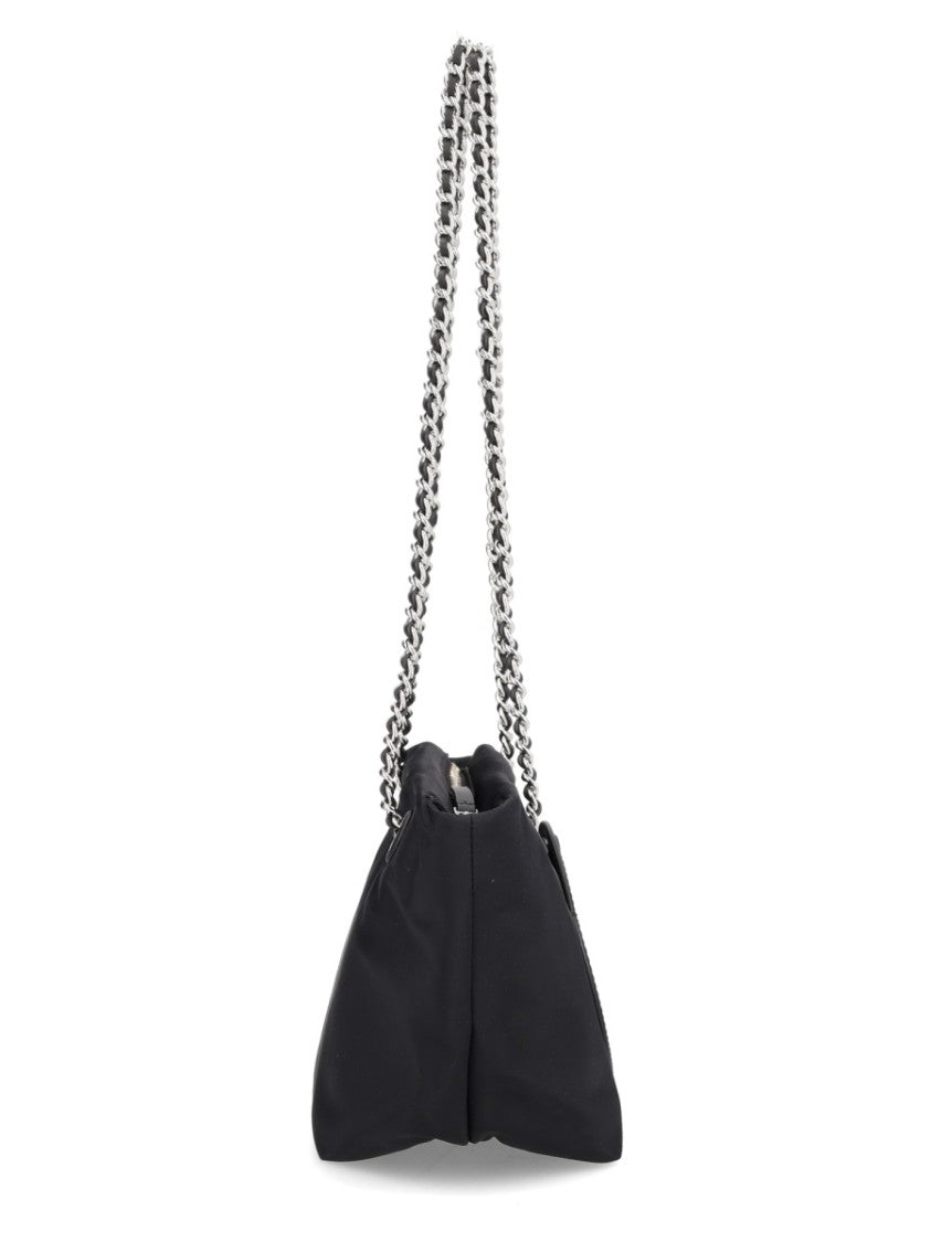 Tory Burch Neutrals Ella Small Oval Logo Bag
