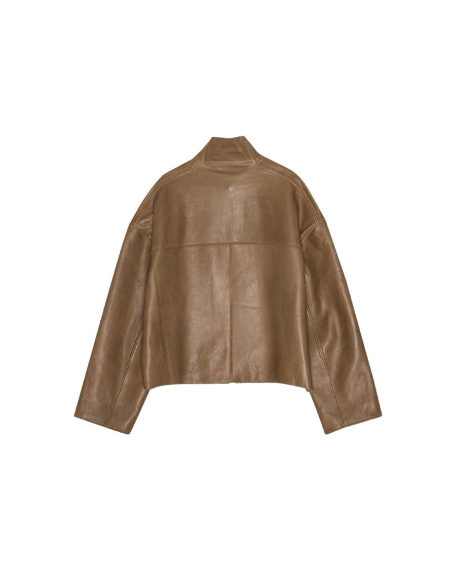 Remain Bonded Leather Jacket - Brown