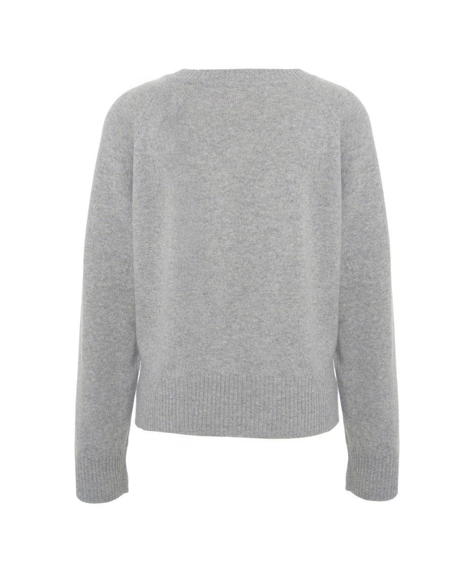 Closed Classic Crew Neck Sweater In Soft Knit Wool