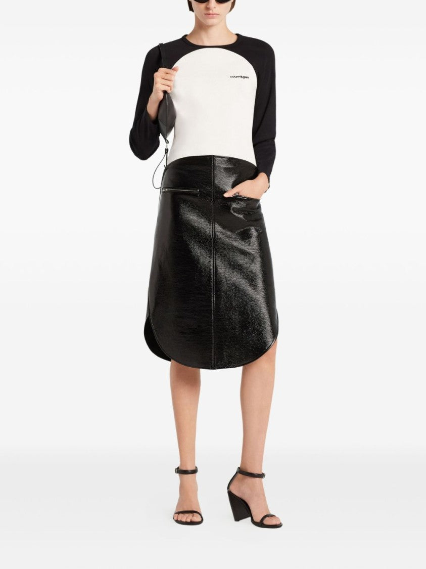 Courrèges Rounded Hem Top