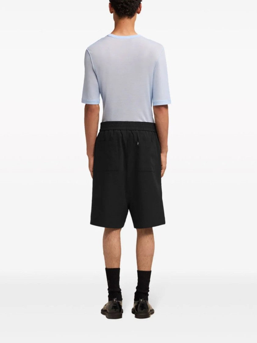 Ami Cotton Track Shorts