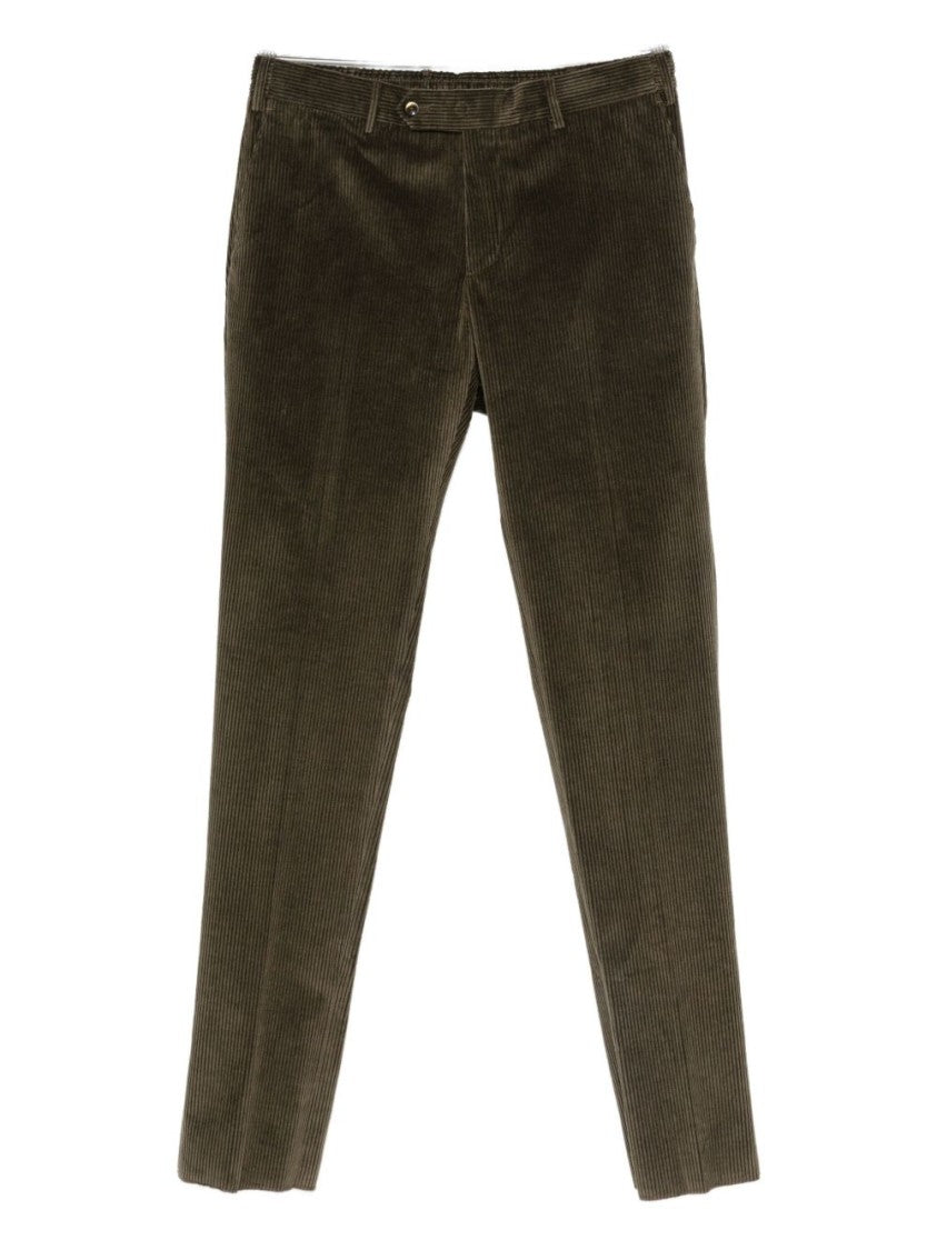 Pt Torino Military-Inspired Trousers With Structured Fit