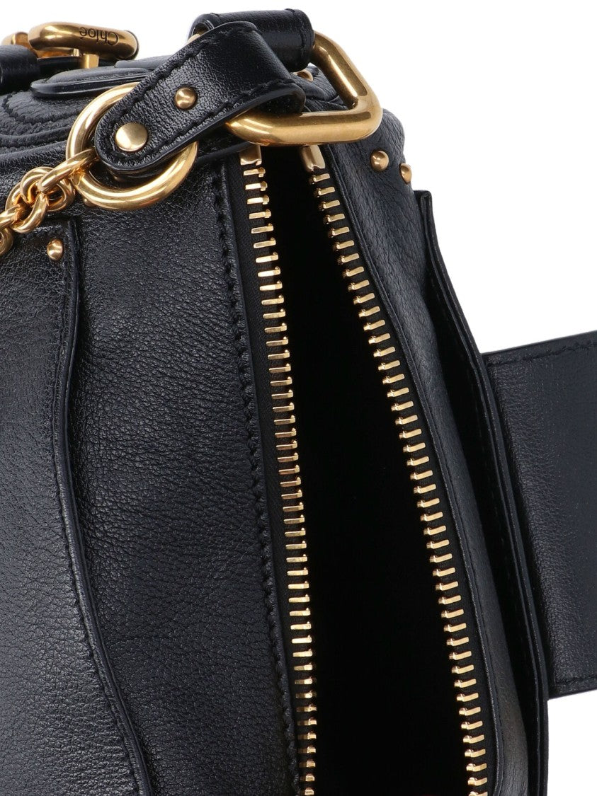 Chloé Black Paddington Textured Leather Bag