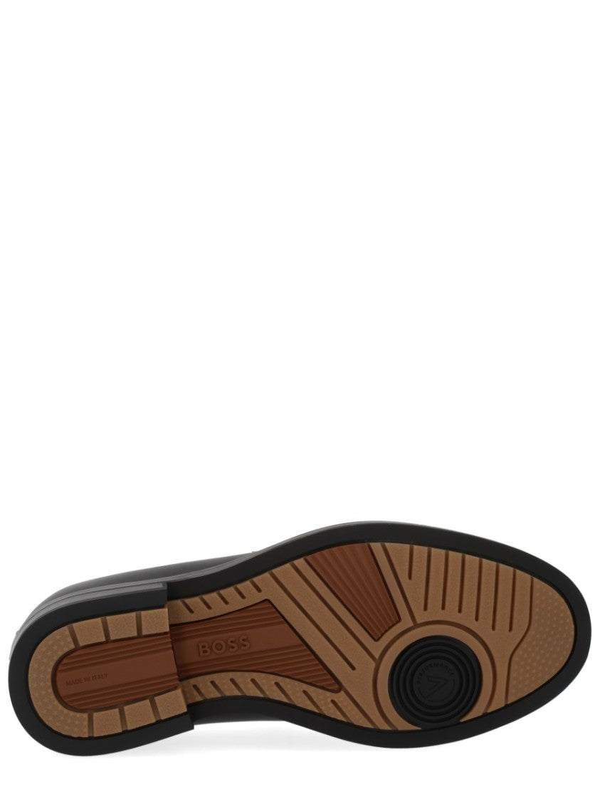 Boss Dressletic Penny Strap Leather Loafers