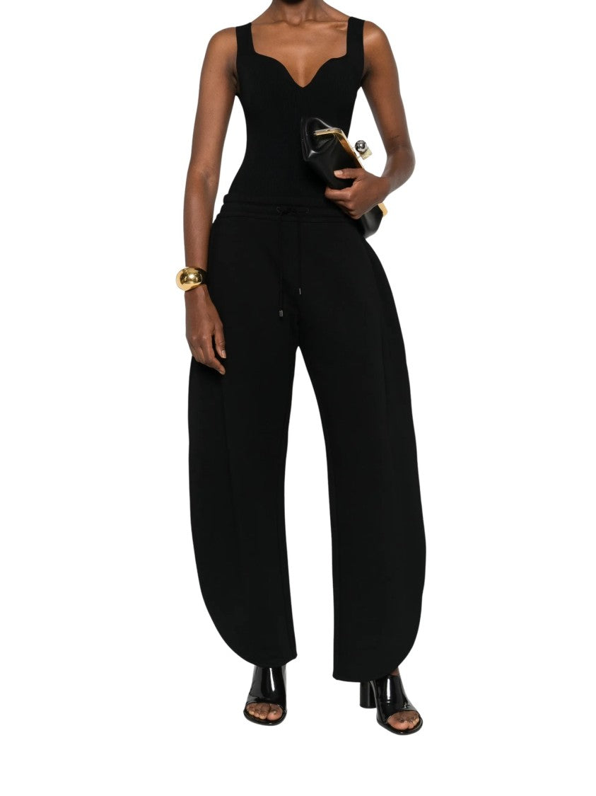 Alaïa Barrel-Leg Sculptural Sweatpants