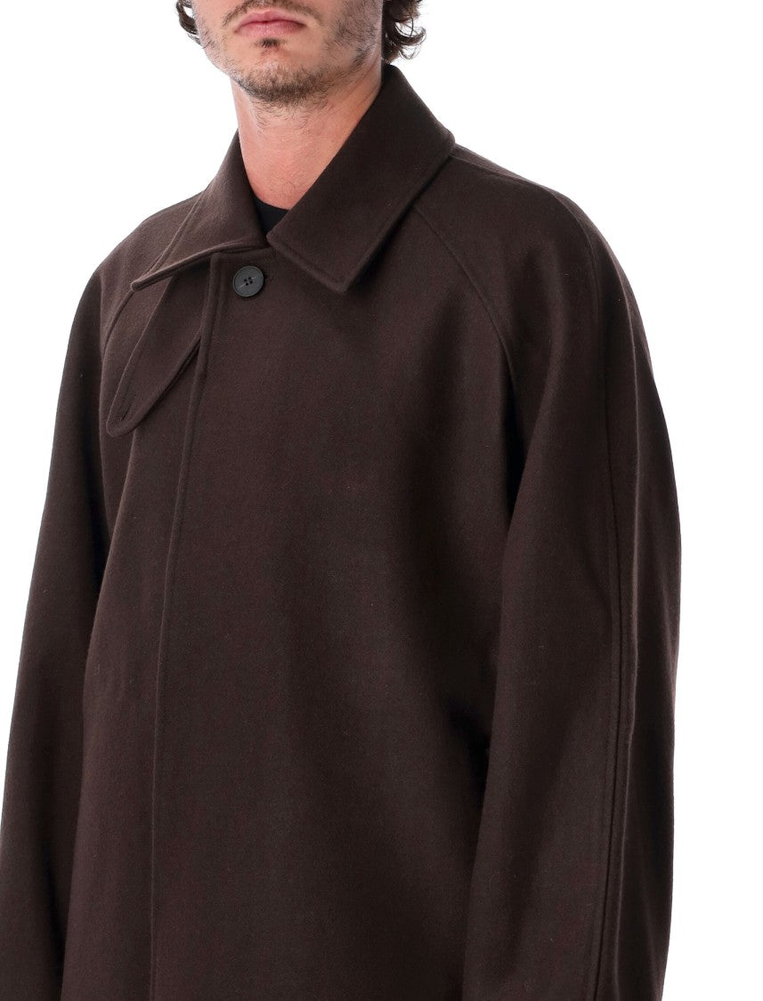 Studio Nicholson Single-Breasted Minimalist Coat