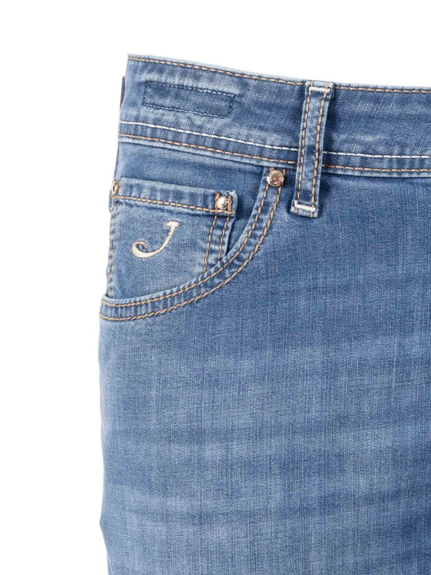Jacob Cohen Nick Slim Fit Five Pocket Jeans