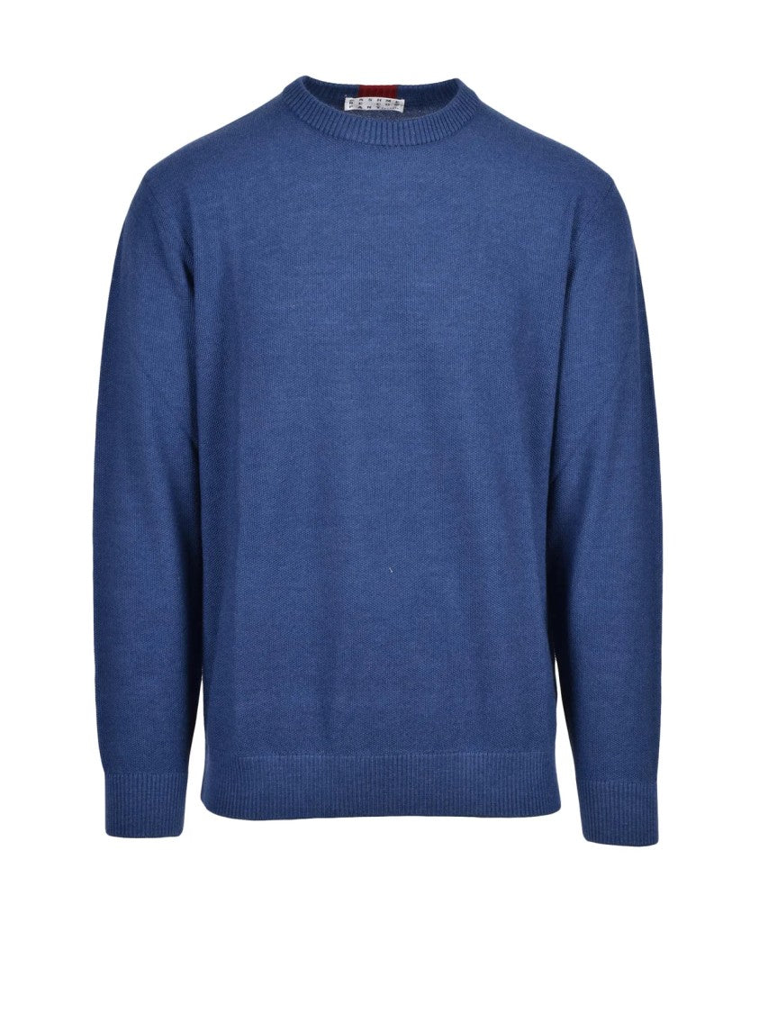 Cashmere Company P. Crew Neck Sweater In Luxurious Extrafine Merino Wool