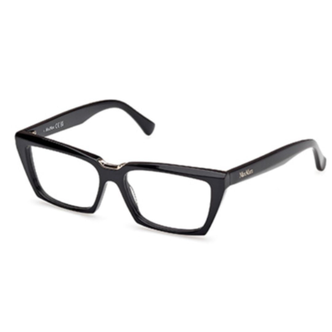 Max Mara Mm5180 Bold Rectangular Frame Eyeglasses