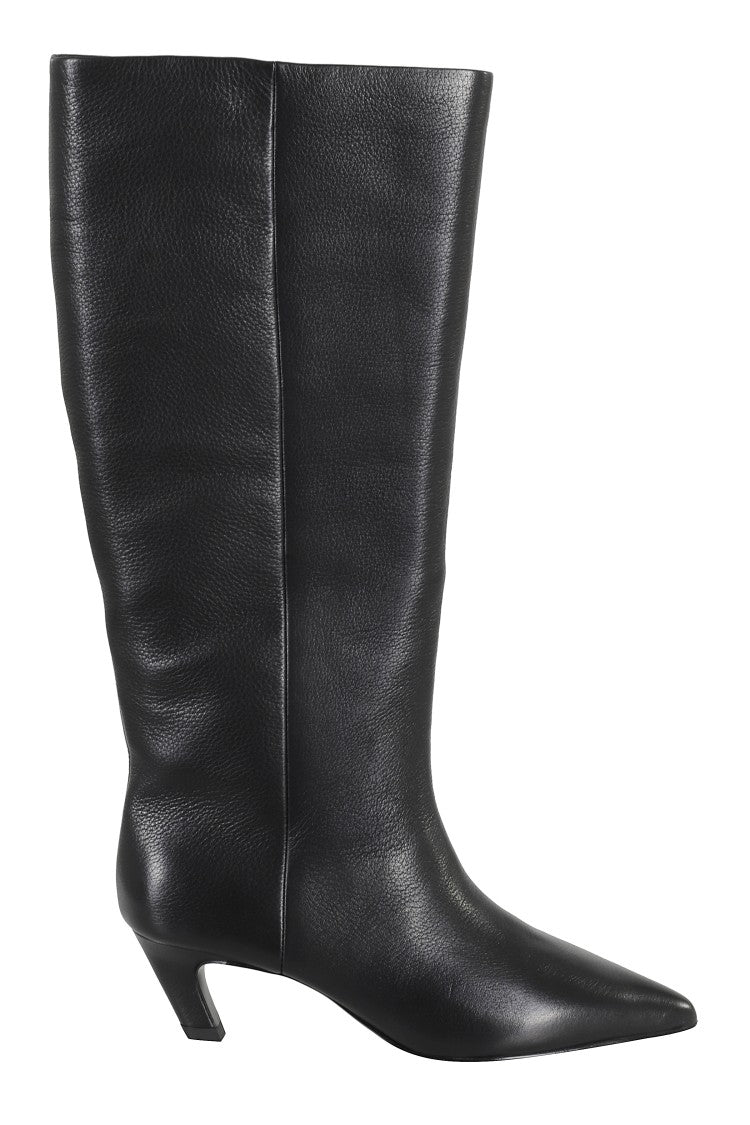 Ash Mid-Calf Boots With Pointed Toe