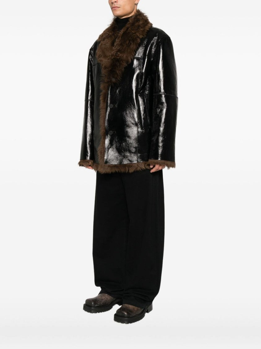 Diesel Glossy Black Coat