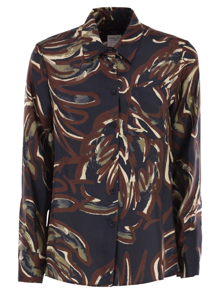 Max Mara Rive - Printed Twill Shirt
