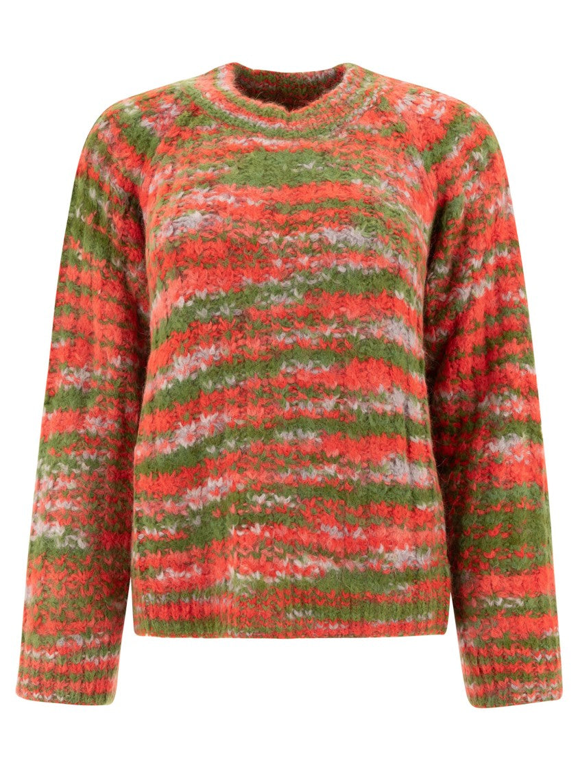 Bode Striped Alpaca And Merino Wool Blend Knitwear