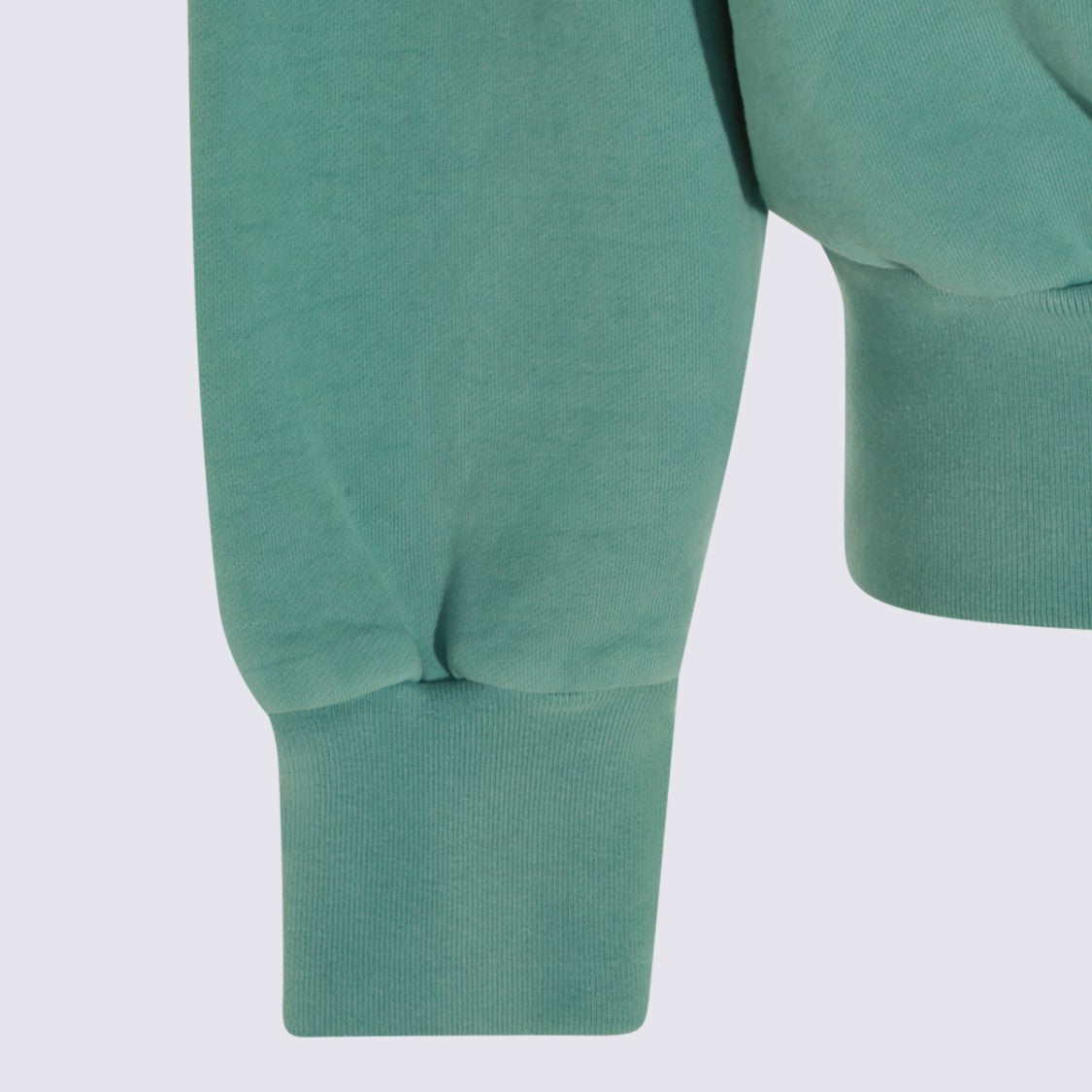 Fear Of God Relaxed Fit Hoodie In Muted Green Fabric With Bold Logo
