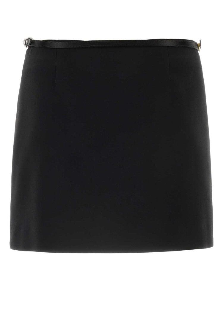 Givenchy Black Duchesse Mini Skirt