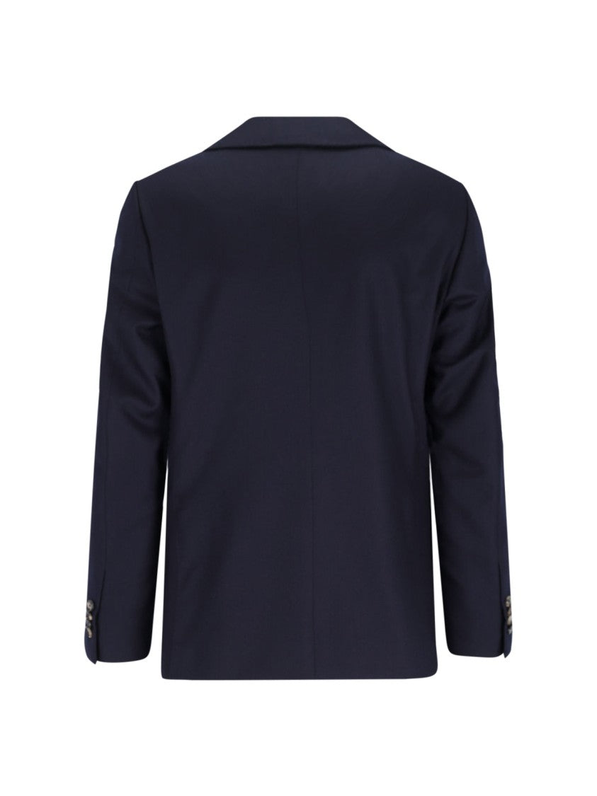 Caruso Tailored Black Suit With Classic Blazer