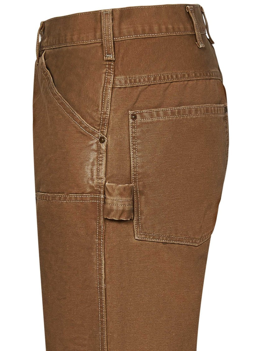 Polo Ralph Lauren Engineer-Fit Trousers With Distressed Detailing And Paint Splatters