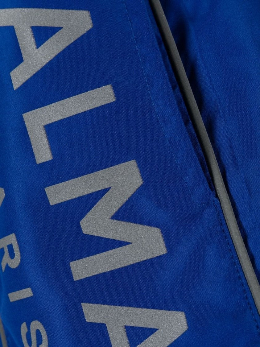 Balmain Relaxed Fit Blue Boxers With Contrasting Branding