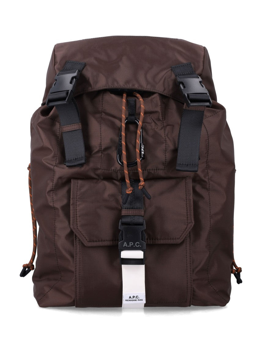A.P.C. Brown Trek Technical Backpack
