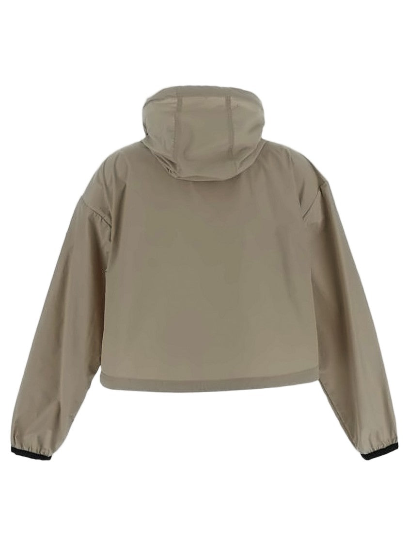 Moncler Cropped Moncler Jacket With Adjustable Hood