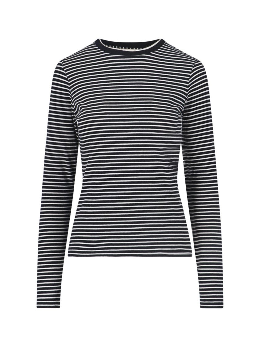Nili Lotan Classic Black T-Shirt With Round Neckline