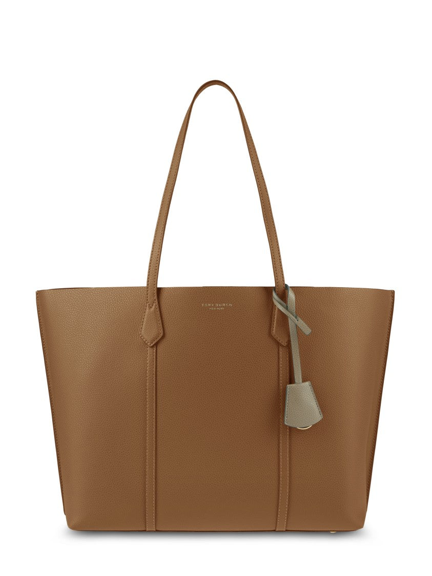 Tory Burch Triple-Compartment Tote With Textured Exterior And Design