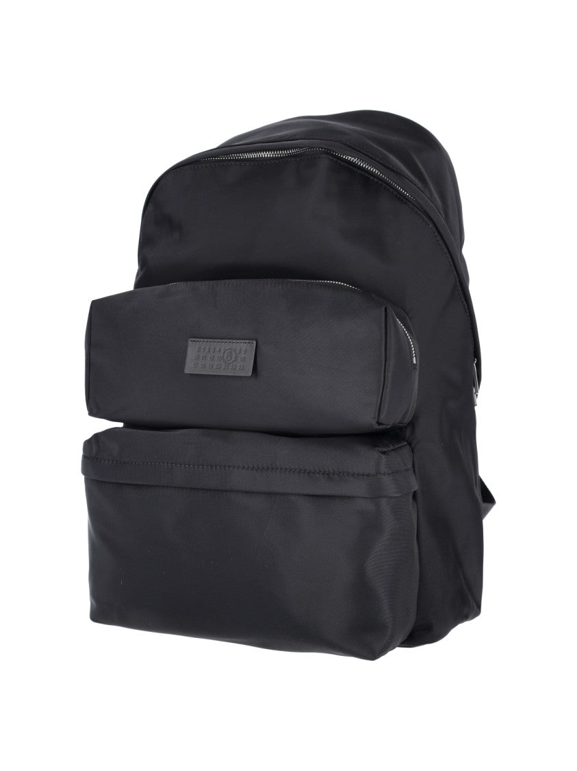 Mm6 By Maison Margiela Structured Black Bag With Minimalist Design