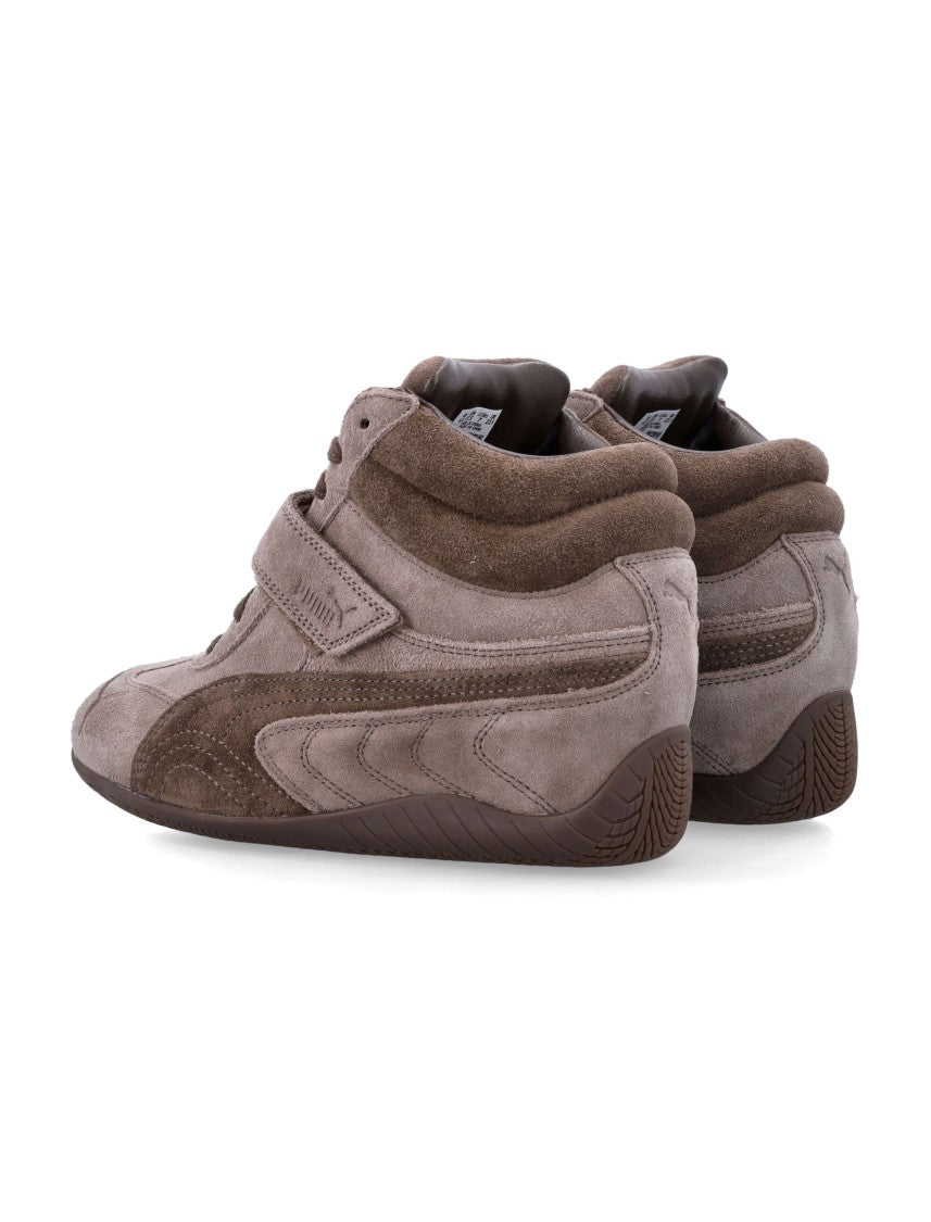 Puma Speedcat Wedge Suede Panel High-Top Wedge Sneakers